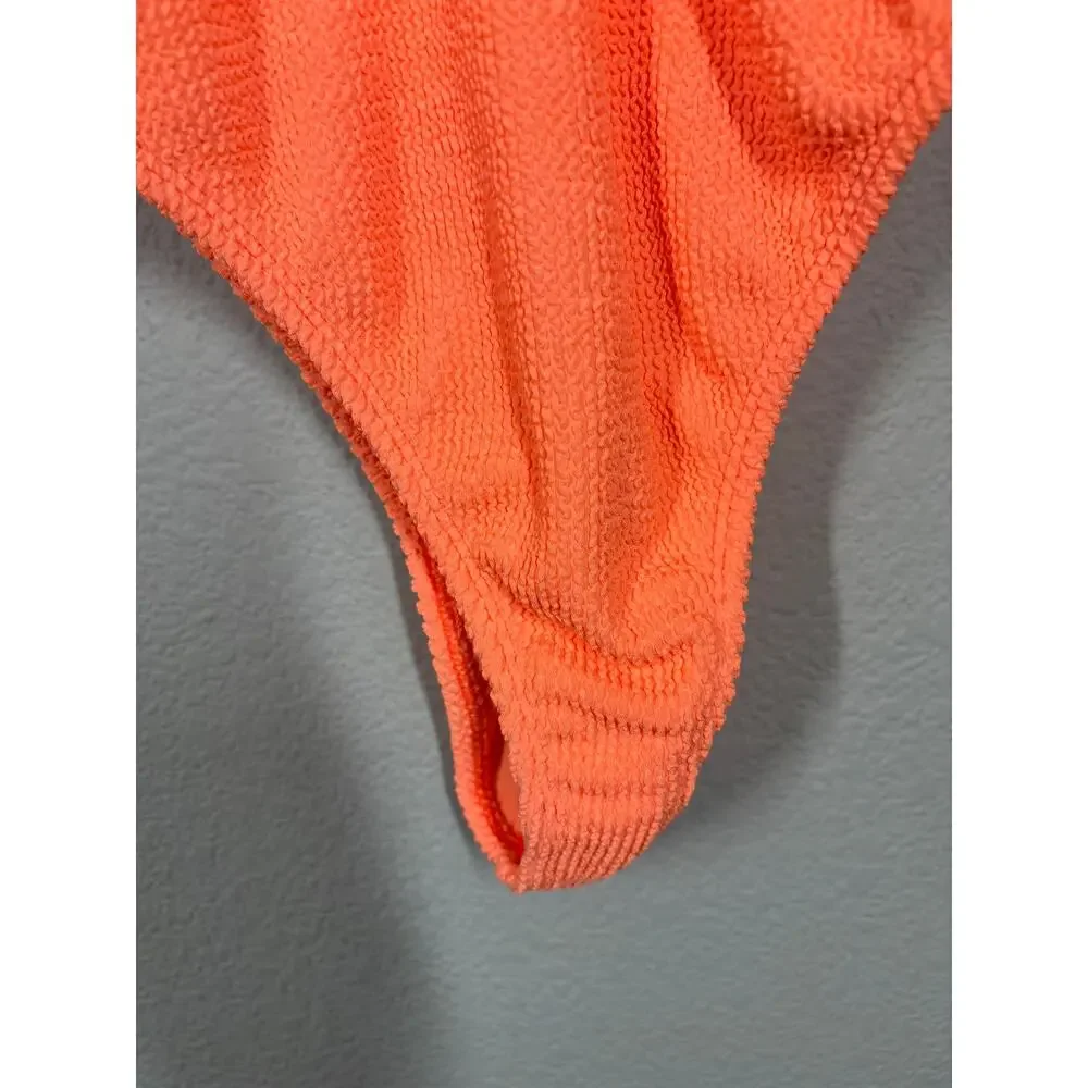 Good American Size 3/4 Always Fit One Piece Swimsuit Swimwear Beachwear Orange